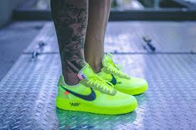Off White Air Force 1 Black On Feet 