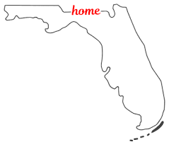 floˈɾiða) is a state located in the southeastern region of the united states.it is bordered to the west by the gulf of mexico, to the northwest by alabama, to the north by georgia, to the east by the bahamas and atlantic ocean, and to the south by the straits of florida and cuba; Florida Map Outline Printable State Shape Stencil Pattern Patterns Monograms Stencils Diy Projects