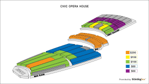 Civic Opera House Seating Chicago Civic Opera House Seating