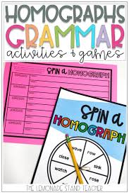 Homographs Grammar Activities And Games In 2020 Homographs Grammar Activities Homographs Activities