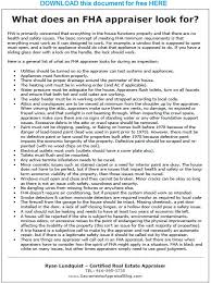 It is granted under license by the financial planning standards council to those who have met its educational standards, passed the cfp® examination, satisfied a. What Do Appraisers Look For During An Fha Inspection Free Download
