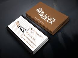 Vivid and fun to hold. Austin Tx Deck Business Cards Austin Tx Web