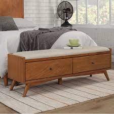 Parocela Drawers Bench Storage Bench Bedroom Modern Storage Bench Upholstered Storage Bench