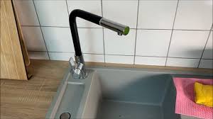 Den wasserhahn in der küche reparieren. Hochdruck Mischbatterie Woohse Ausziehbar Montieren Und Anschliessen Kuche Einhebelmischer Anleitung Youtube