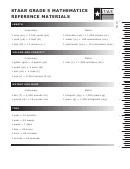 Reference material 8th grade math. Staar Grade 8 Mathematics Reference Materials Printable Pdf Download