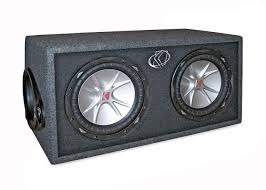 Universal compvr series 12 400w 2 ohms dvc subwoofer (43cvr122) by kicker®. Amazon Com Kicker Compvr 07dcvr124 4 Ohm 2 Subwoofers In Vent Box Car Electronics