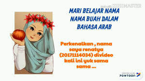 وأنت كذلك wa anta kadzalik = begitu jg antum. Nama Nama Buah Dalam Bahasa Arab Youtube