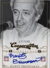 2008 Topps Cincinnati Reds Broadcasters #M&T Marty Brennaman Thom Brennaman  ANN