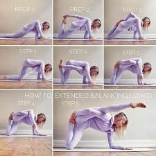 Extended Balancing Lizard Pose Step By Step Instructions Cool Yoga Poses Acro Yoga Poses Advanced Yoga