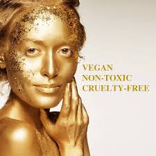 MEICOLY Metallic Gold Face Paint, 0.7 Oz Powder With 2.1 Oz Makeup Mixing  Liquid, High Pigments Body Paint for Character Look : Amazon.ae: Beauty