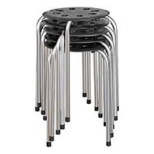 Amazon Com Norwood Commercial Furniture Nor Stoolbs So Plastic Stack Stool 17 3 4 Height 11 3 4 Width Commercial Furniture Silver Furniture Plastic Chair