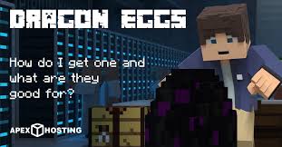 The ender dragon is a dangerous, flying hostile boss mob found when first entering the end. Minecraft Dragon Eggs Apex Hosting
