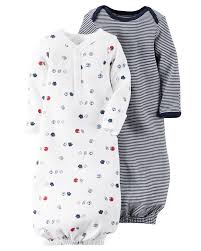 2 pack babysoft sleeper gowns carters com