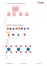 Class 3 Logical Reasoning Worksheet 07 Maths Paper Worksheets Math Olympiad