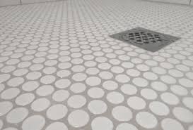 White Gloss Penny Round Glazed Ceramic Mosaic Tile Penny Tile Penny Tiles Bathroom Floor Penny Round Tiles