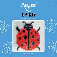 See more ideas about cross stitch patterns, cross stitch embroidery, stitch patterns. Anchor 1st Kit Ladybird Cross Stitch For Beginners