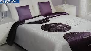 Der bettüberwurf und sein ziel. Bettuberwurf Fur Schlafzimmer Kreise Lila Bytema