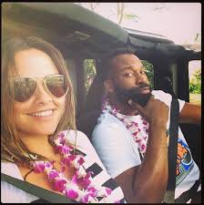 Photo : Isabella Brewster et Baron Davis, photo publiée sur le compte  Instagram d'Isabella Brewster le 28 mai 2014