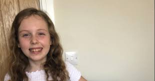 Schoolgirl in story writing final