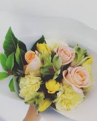 6000+ feefo reviews · same day delivery · freshness guaranteed Yellow And Peach Bouquet Petite Size The Floral Delivery Wellington Nz Florist Fresh Flower Bouquets Flower Delivery Peach Bouquet