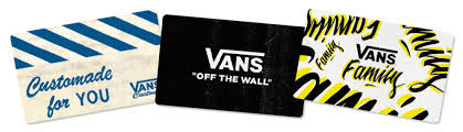 Store availability is not guaranteed, and inventory may fluctuate. Vans Gift Cards E Gift Cards Use In Store Or Online