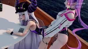 Futanari idol T*wa-sama & La 【ふたなり】｜俺の3Dエロ動画