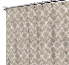 Shower Curtain Extra Long Shower Curtain Shower Curtain Beige Geometric Fabric Shower Extra Long Shower Curtain Long Shower Curtains Fabric Shower Curtains