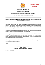 Taklimat akan bermula tepat pada pukul 10.30 pagi. Facebook