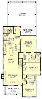 Simple Narrow Lot House Plans