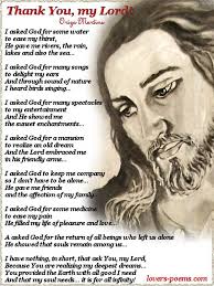 Love Prayers Thank You My Lord Christian Poem By Oriza Christian Poems My Lord Lord