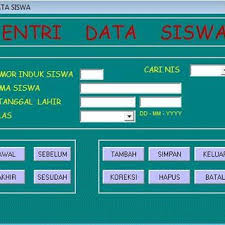 Apa yang harus ada di dalam format buku induk? Student Data Entry Form Download Scientific Diagram