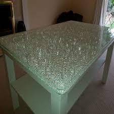 Modrest pyrite modern glass coffee table by vig furniture inc. Cracked Glass Coffee Table White Base This Amazing Mirrore Flickr