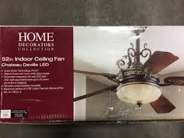 Ceiling Fans 176937 Home Decorators Chateau Deville 52 Led Indoor Deville Walnut Ceiling Fan Buy It Now Only 199 99 On Ebay Ceiling Fan Led Lights Led