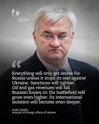 🇺🇦 Foreign Minister Andrii Sybiha: I am grateful to Canada for this new  set of sanctions
