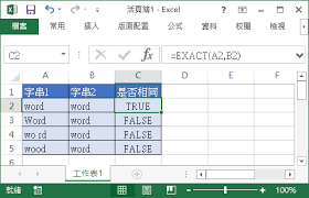 Excel 比較文字是否完全相同exact 函數用法教學與範例 Office 指南