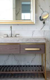 White Bathrooms With Brass Fixture White Marble Bathrooms Carrera Marble Bathroom Bathroom Design