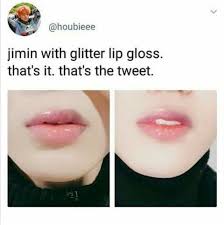Bootiful Shiny Glittery Jimin I Knew This Was Jimin Cuz Of The Plump Lips Xd Bts Jimin Bts Boys Jimin
