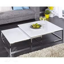 2er Set Couchtisch Design Beistelltisch Tische Hochglanz Weiss Chrom Quadratisch Couchtisch Design Couchtisch Hochglanz Couchtisch Weiss Hochglanz