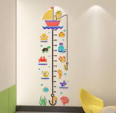 The most common wall chart sticker material is vinyl. Cartoon Height Measure Decals For Kids Room Wall Decor Growth Children Chart Wall Stickers Bedroom Decor Diy Wall Mural Art Wall Stickers Aliexpress