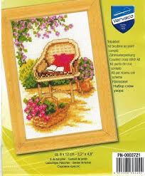 Vervaco Cross Stitch Kit Wicker Chair