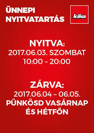 Az állatkertünk a pünkösdi ünnepek alatt is minden nap szeretettel várja látogatóit. Kika Itt A Punkosdi Nyitvatartas
