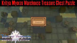 Don't forget we have more pages to help with tales of vesperia: Kritya Myorzo Warehouse Treasure Chest Puzzle Tales Of Vesperia Definitive Edition Youtube