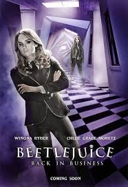 I just read johnny depp and winona ryder could be reunited in beetlejuice 2 directed by tim burton. Beetlejuice 2 Poster Beetlejuice Chloe Grace Moretz Chloe Grace