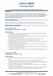 Leasing Agent Resume Samples Qwikresume