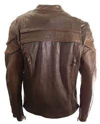 Mens Vintage Cafe Racer Brown Leather Motorcycle Jacket Brown Leather Motorcycle Jacket Vintage Men Vintage Cafe Racer