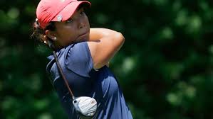 Philippines' bianca pagdanganan prepares to tee off from the 11th tee in round 2 of the women s golf individual stroke play during the tokyo 2020 olympic games at the kasumigaseki country club in kawagoe on august 5, 2021. Lpga S Newest Power Player Is Ua Product Bianca Pagdanganan