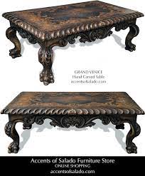 Mahogany, chestnut burl veneer, marble. Old World Hand Painted Coffee And Round Accent Tables Tuscan Furniture Traditional Furniture Tuscan Decorating