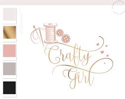 Smashinglogo.com has been visited by 10k+ users in the past month Crafty Girl Logo Design Macarons And Mimosas