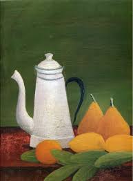 Reproduction De Douanier Rousseau Nature Morte Avec Theiere Et Fruits Nature Morte Peindre Un Tableau Henri Rousseau