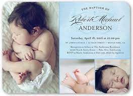 An adorable selection of printable baptism invitations and christening templates that you can create yourself for your baby invitation. Faithful Flourish Boy 5x7 Baptism Invitations Shutterfly